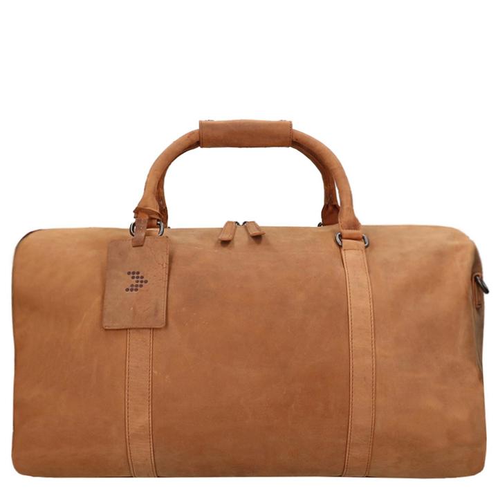 daniel ray Travelbags The Base Leather Weekender cognac