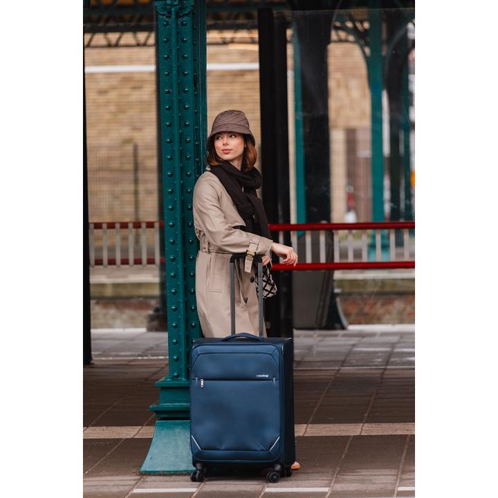 Daniel Ray Travelbags The Base Soft Trolley 68 Dark Blue