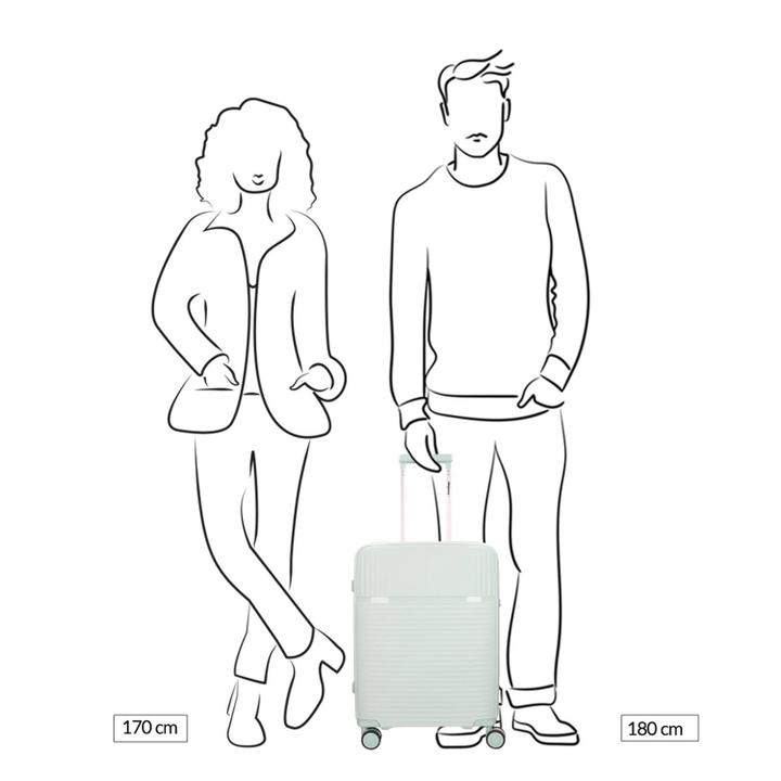 Daniel Ray Travelbags The Lina Trolley S Pastel Green