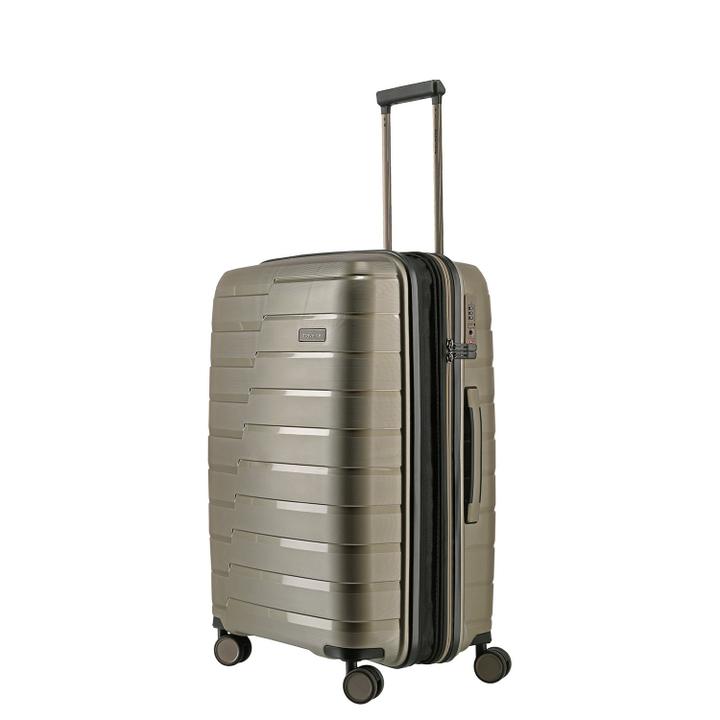 Daniel Ray Travelite Air Base 4 Wiel Trolley M Expandable Champagne Metallic