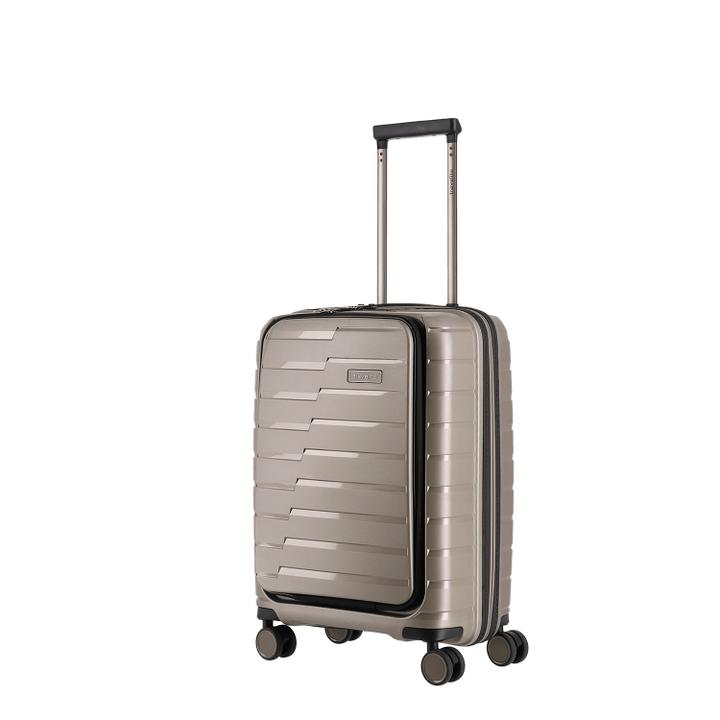 Daniel Ray Travelite Air Base 4 Wiel Trolley S Front-Pocket Champagne Metallic