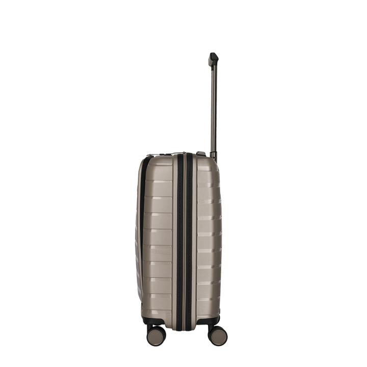 Daniel Ray Travelite Air Base 4 Wiel Trolley S Front-Pocket Champagne Metallic