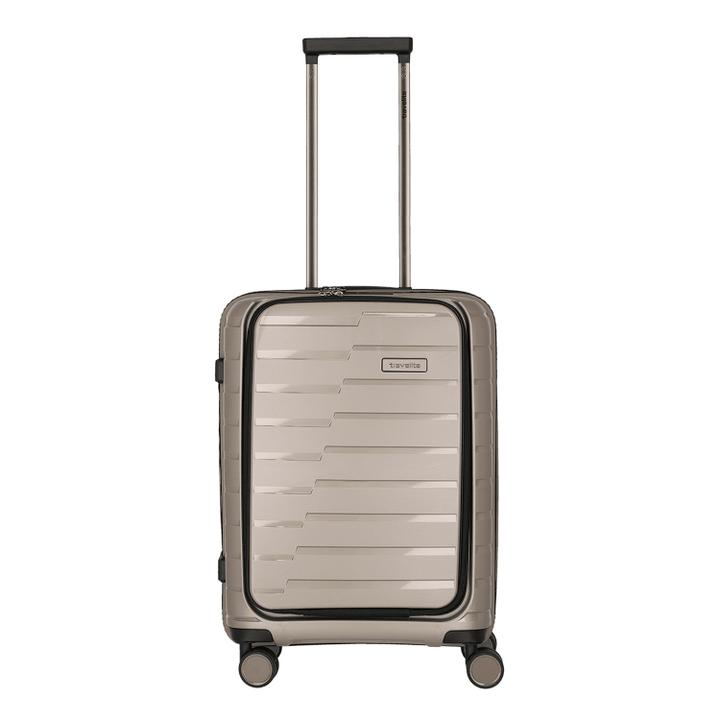 daniel ray Travelite Air Base 4 Wiel Trolley S Front-Pocket champagne metallic