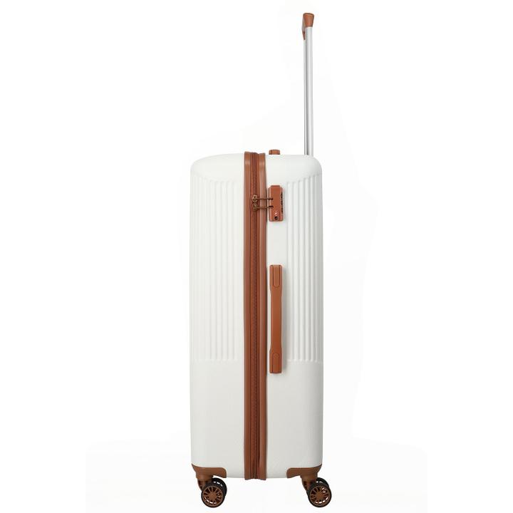 Daniel Ray Travelite Bali 4 Wiel Trolley L White/cognac