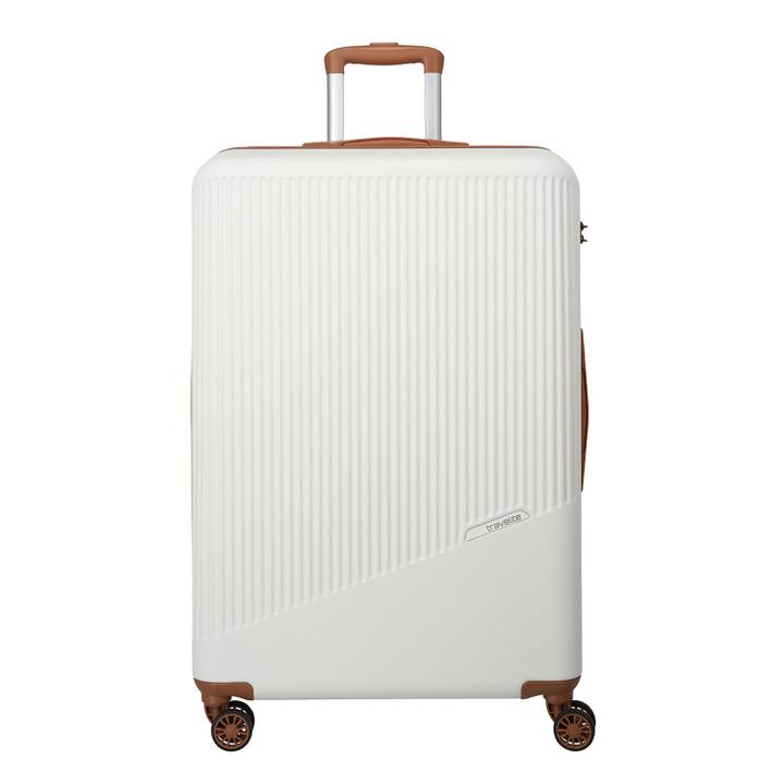 daniel ray Travelite Bali 4 Wiel Trolley L white/cognac