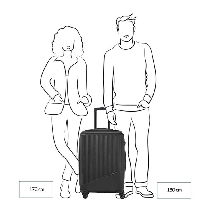 Daniel Ray Travelite Bali 4 Wiel Trolley M White/cognac