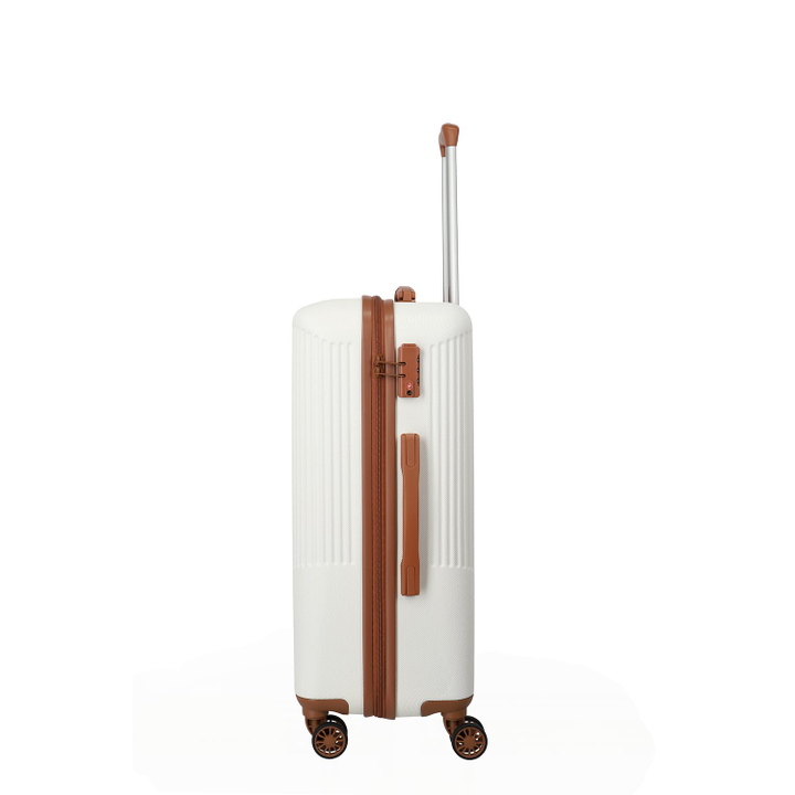 Daniel Ray Travelite Bali 4 Wiel Trolley M White/cognac