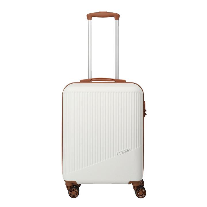 daniel ray Travelite Bali 4 Wiel Trolley S white/cognac