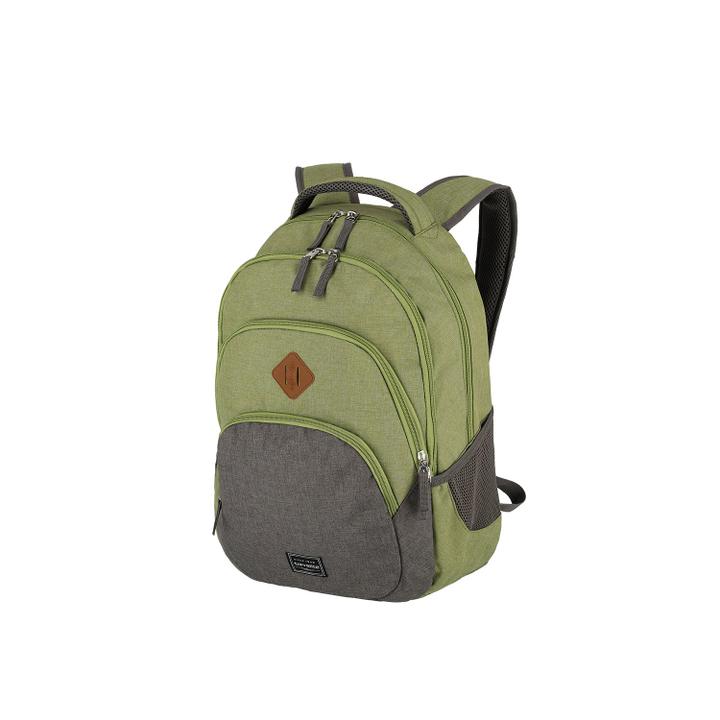 Daniel Ray Travelite Basics Backpack Melange Green/grey
