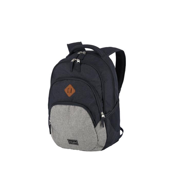 Daniel Ray Travelite Basics Backpack Melange Navy/grey