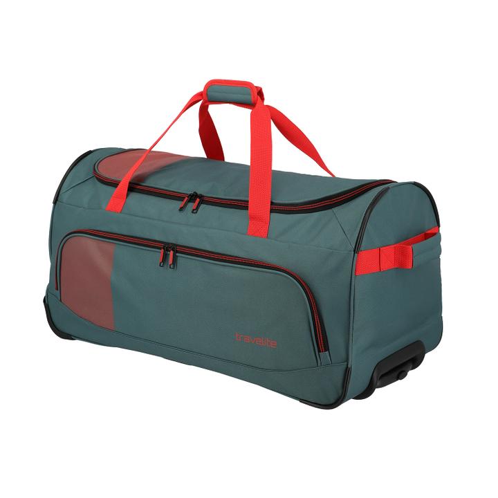 Daniel Ray Travelite Basics Fresh Wheeled Duffle Green/orange
