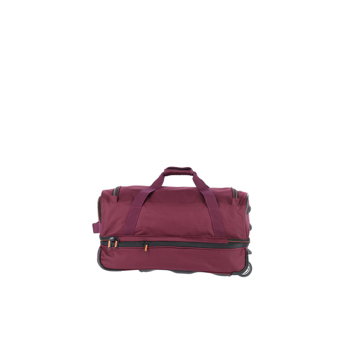 Daniel Ray Travelite Basics Wheeled Duffle 55 Expandable Dark Red