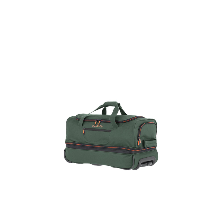 Daniel Ray Travelite Basics Wheeled Duffle 55 Expandable Dark Green