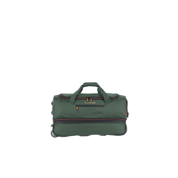 Daniel Ray Travelite Basics Wheeled Duffle 55 Expandable Dark Green