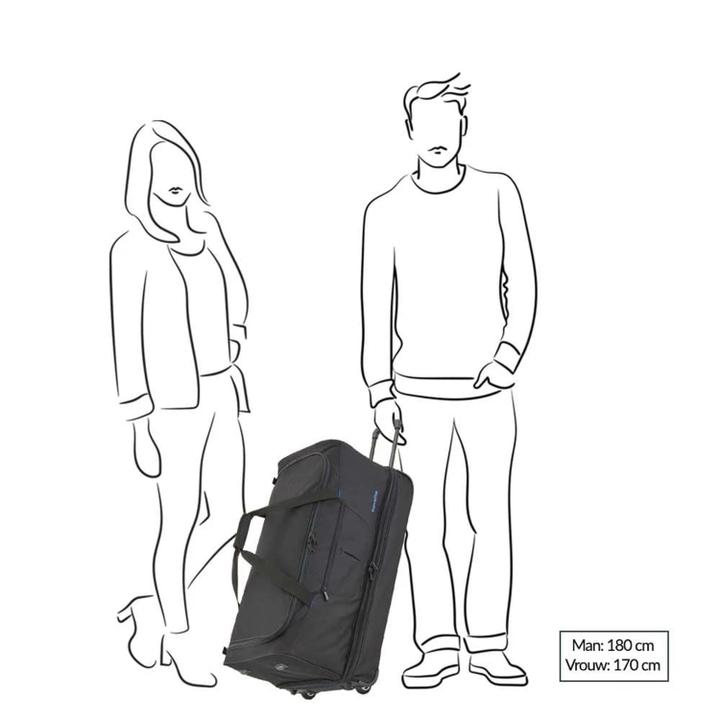 Daniel Ray Travelite Basics Wheeled Duffle 70 Expandable Grey