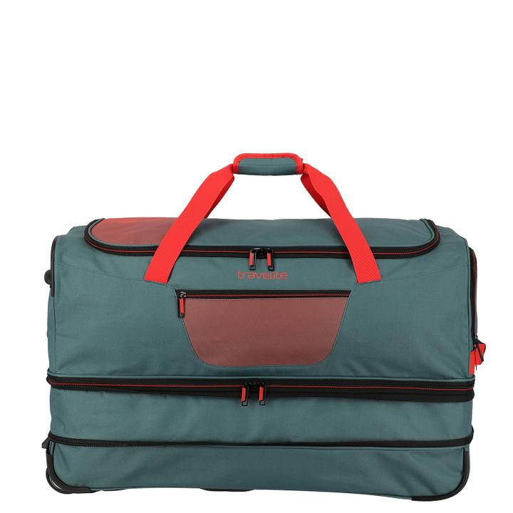 Daniel Ray Travelite Basics Wheeled Duffle 70cm Expandable Green/orange