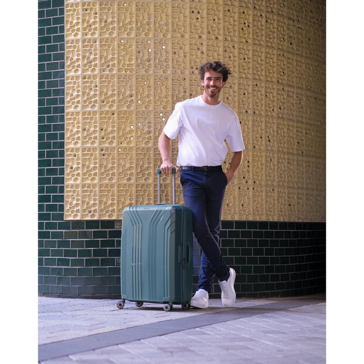 Daniel Ray Travelite Elvaa 4 Wiel Trolley M Expandable Bluegrey