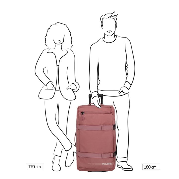 Daniel Ray Travelite Kick Off Wheeled Duffle L Rose