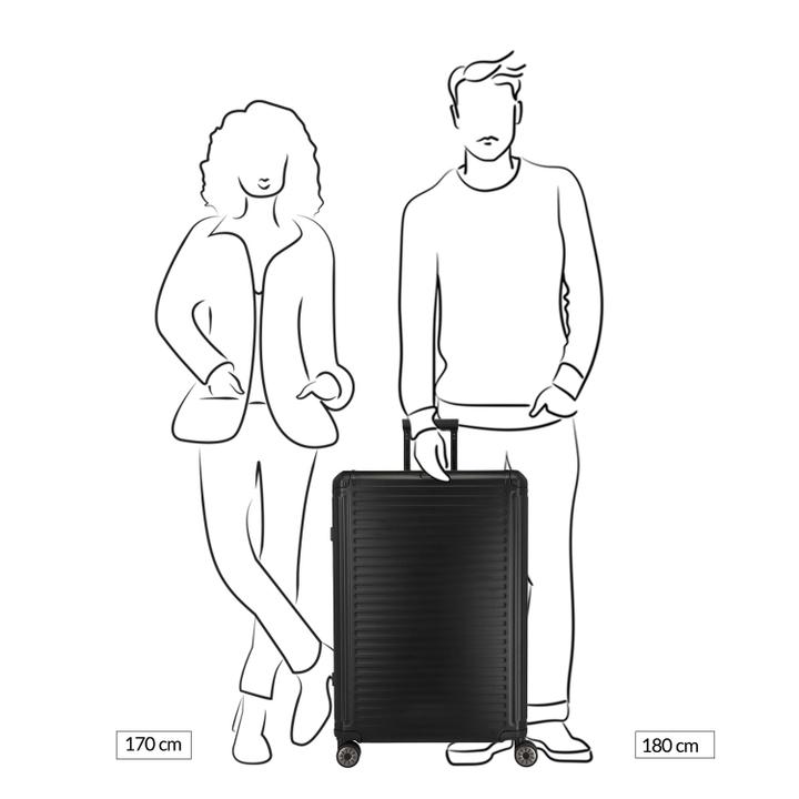 Daniel Ray Travelite Next 2.0 Aluminium 4w Trolley L Silver