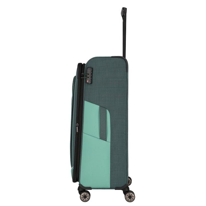 Daniel Ray Travelite Viia 4 Wheel Trolley L Expandable Green