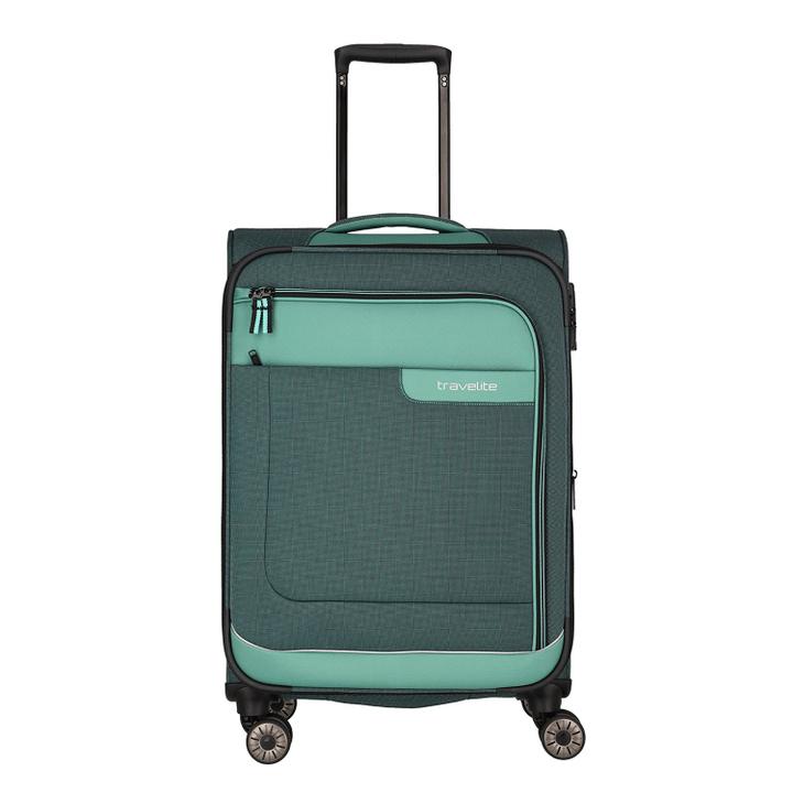 daniel ray Travelite Viia 4 Wheel Trolley M Expandable green