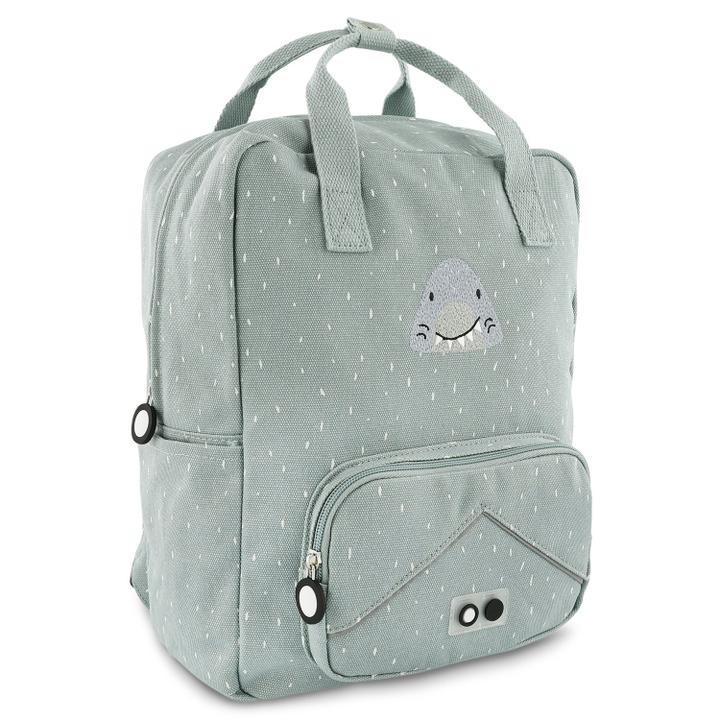 Daniel Ray Trixie Mr. Shark Large Backpack Light Grey