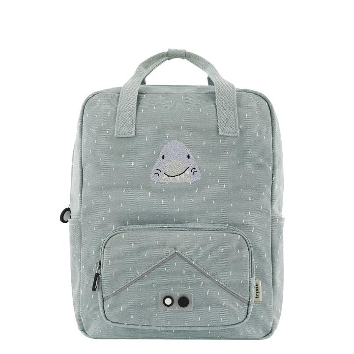 daniel ray Trixie Mr. Shark Large Backpack light grey