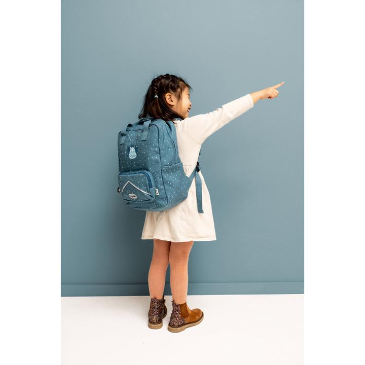 Daniel Ray Trixie Mr. Triceratops Large Backpack Dark Blue