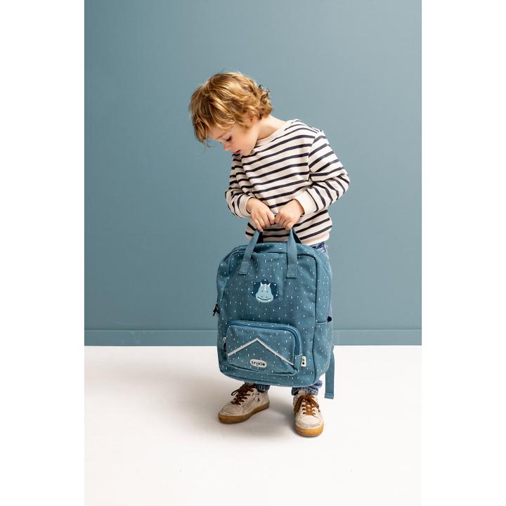 Daniel Ray Trixie Mr. Triceratops Large Backpack Dark Blue