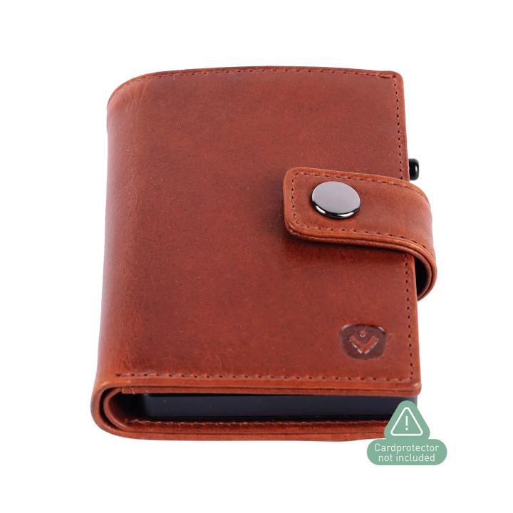 Daniel Ray Valenta Card Wallet Leather MagSafe Luxe Cognac