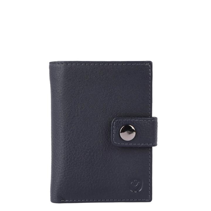 daniel ray Valenta Card Wallet Leather MagSafe Luxe navy