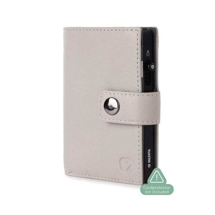 Daniel Ray Valenta Card Wallet Leather MagSafe Luxe Off White