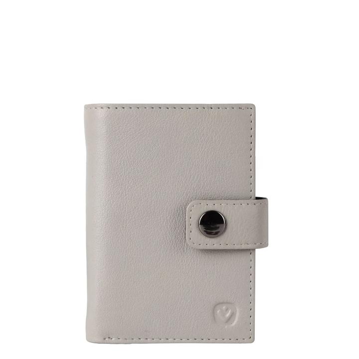 daniel ray Valenta Card Wallet Leather MagSafe Luxe off white