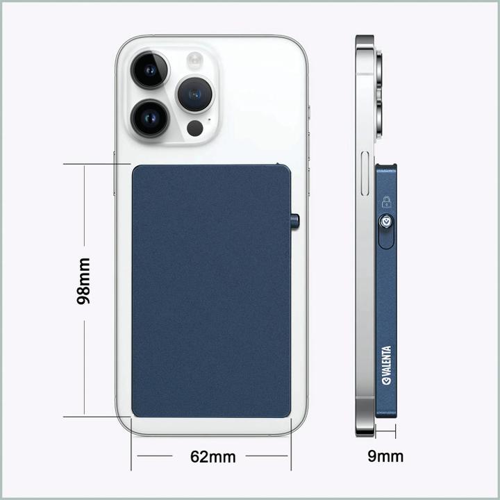 Daniel Ray Valenta Cardprotector Aluminium Magsafe Blue Titanium