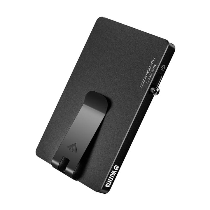 Daniel Ray Valenta Cardprotector Aluminium Magsafe With Money Clip Black