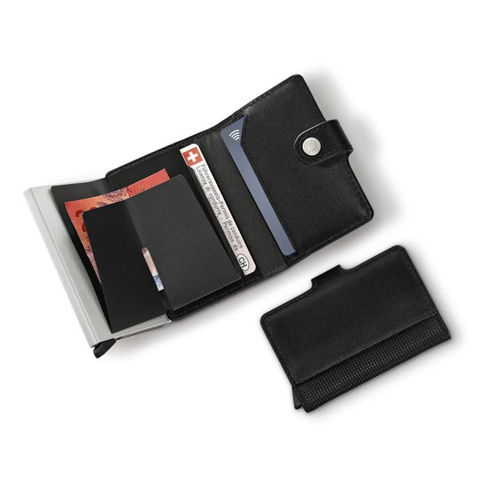 Daniel Ray Victorinox Altius Secrid Leather Card Wallet Black
