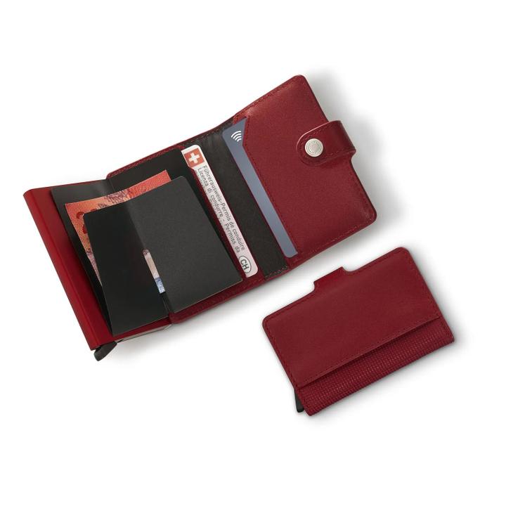 Daniel Ray Victorinox Altius Secrid Leather Card Wallet Victorinox Red