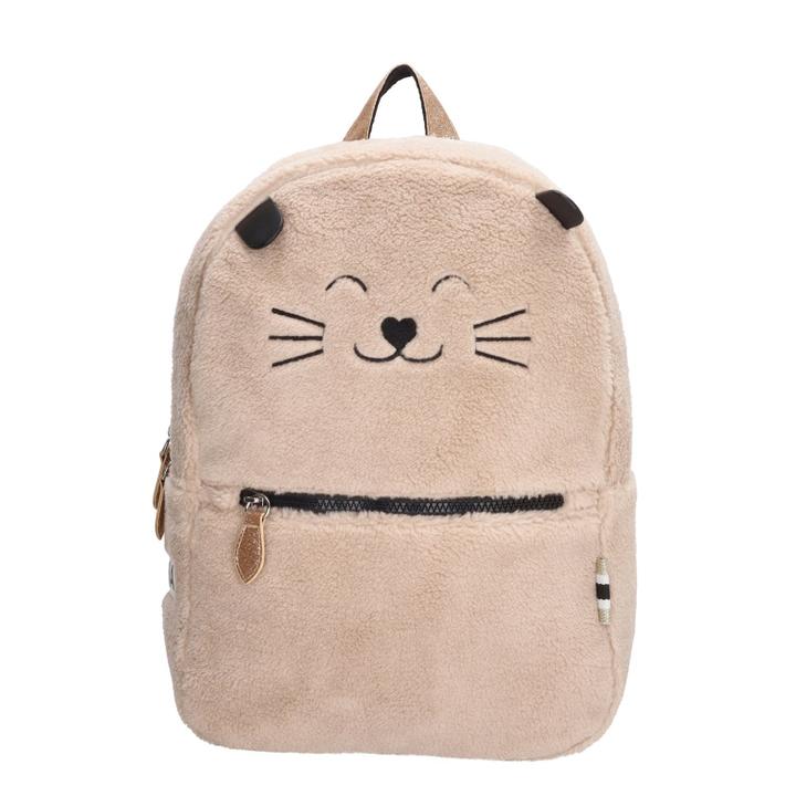 daniel ray Zebra Trends Girls Rugzak Teddy Cat creme