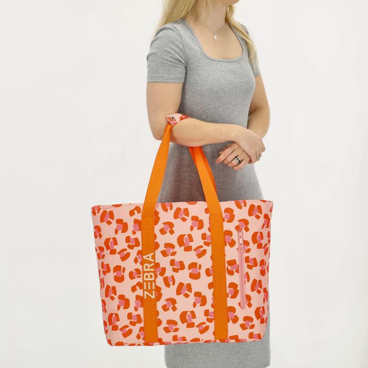 Daniel Ray Zebra Trends Sally Beach Cooling Bag Pink Cheetah