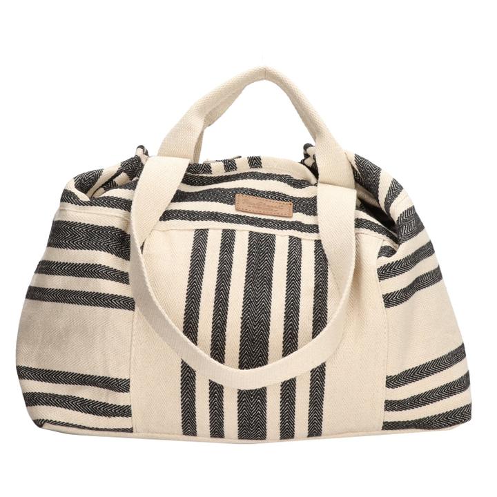 Daniel Ray Zebra Trends Vintage Ocean Strandtas Black