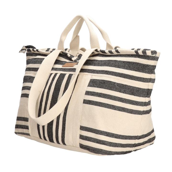 Daniel Ray Zebra Trends Vintage Ocean Strandtas Black