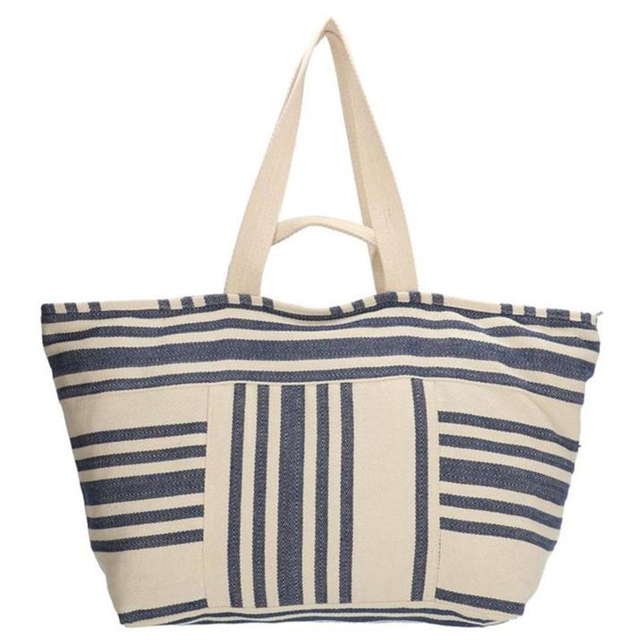 Daniel Ray Zebra Trends Vintage Ocean Strandtas Navy