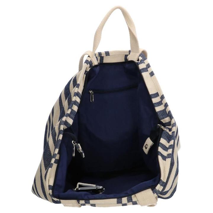 Daniel Ray Zebra Trends Vintage Ocean Strandtas Navy