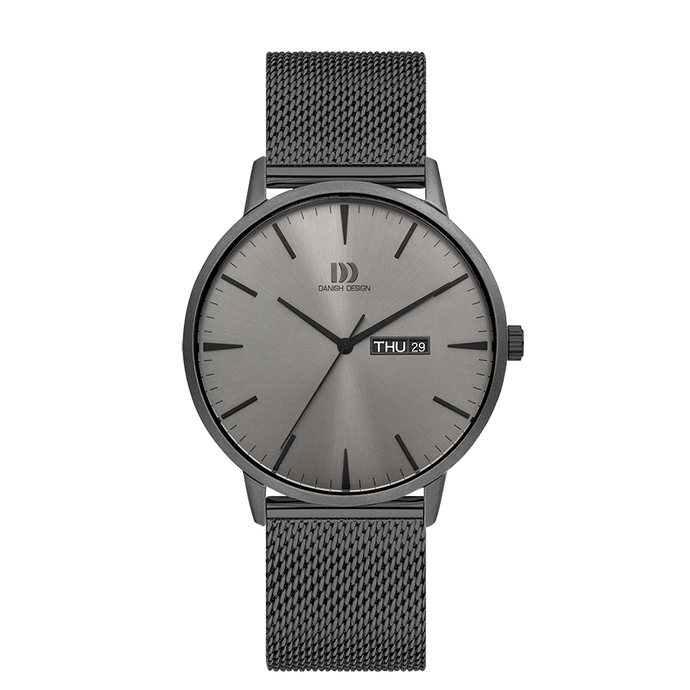 danish design Akilia Day/Date All Grey Mesh