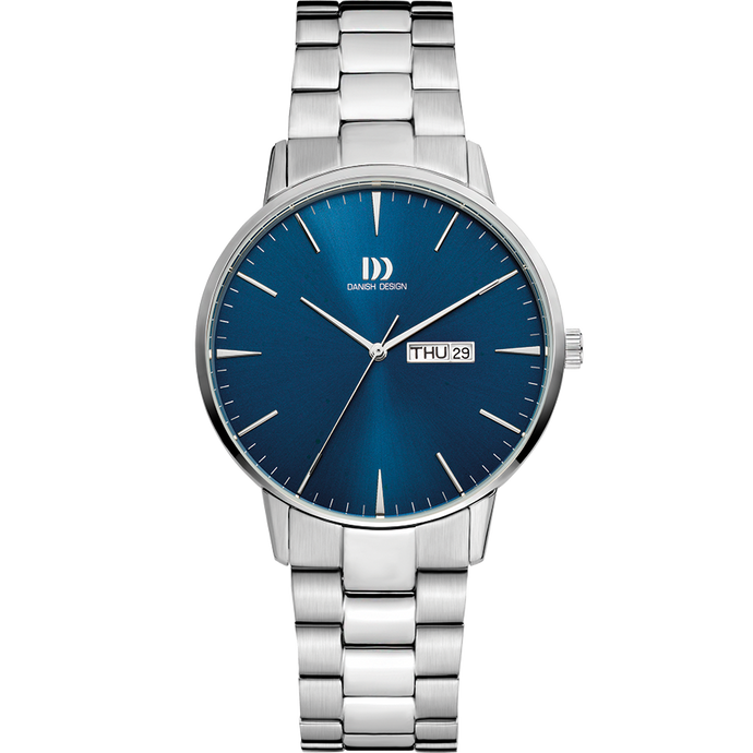 danish design Akilia Day/Date Royal Blue Link