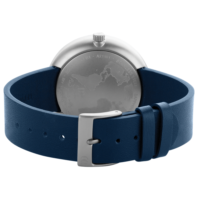 Danish Design Globe Zilver/Blauw