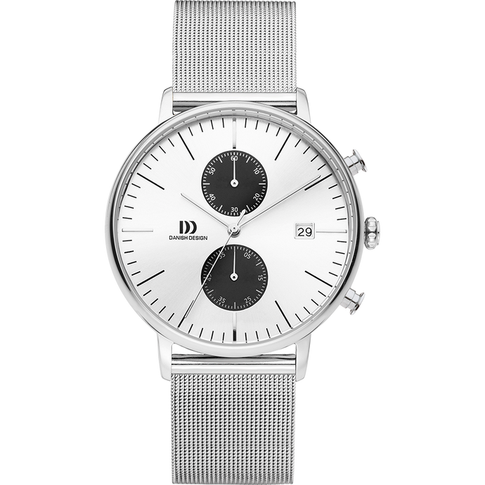 danish design Koltur Chrono Silver Black Eyes Mesh