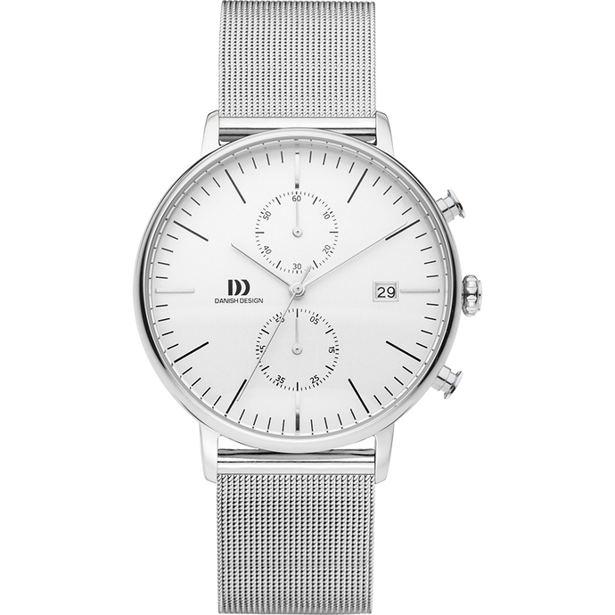 danish design Koltur Chrono Silver Mesh