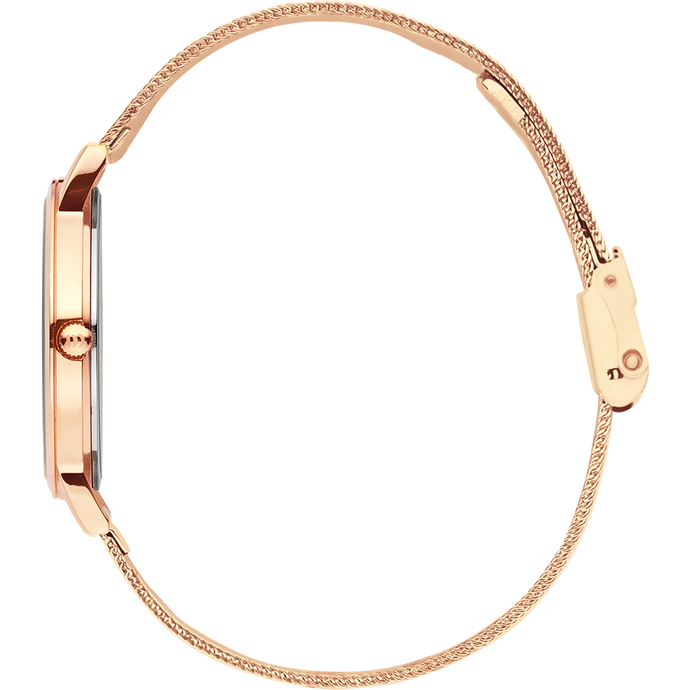 Danish Design London Black Rosegold Medium Mesh