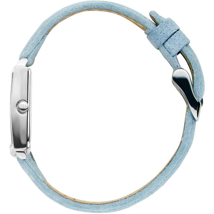 Danish Design Miami Silver Light Blue Suede